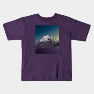 Mighty Mount Fuji during sunrise Kids T-Shirt